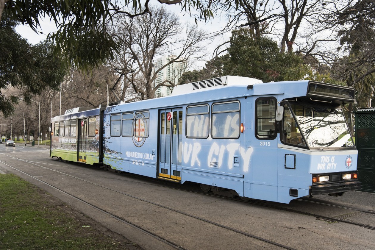 Noisy Beast & APN Outdoor Launch Melbourne City FC Tram Campaign