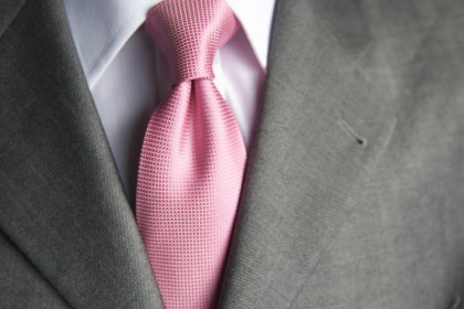 pink tie