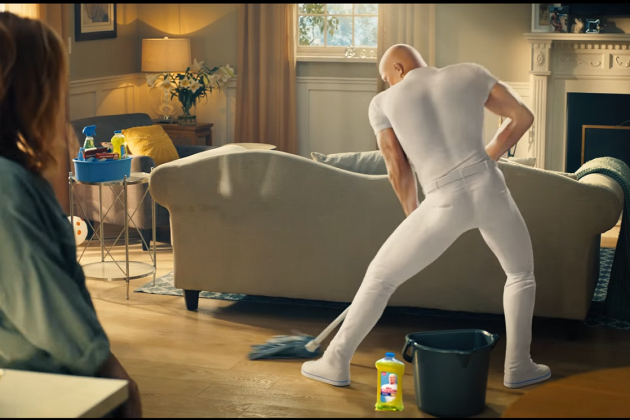 Mr Clean Commercial - P Gs Mr Clean Gets Revealing In Super Bowl Commercial...