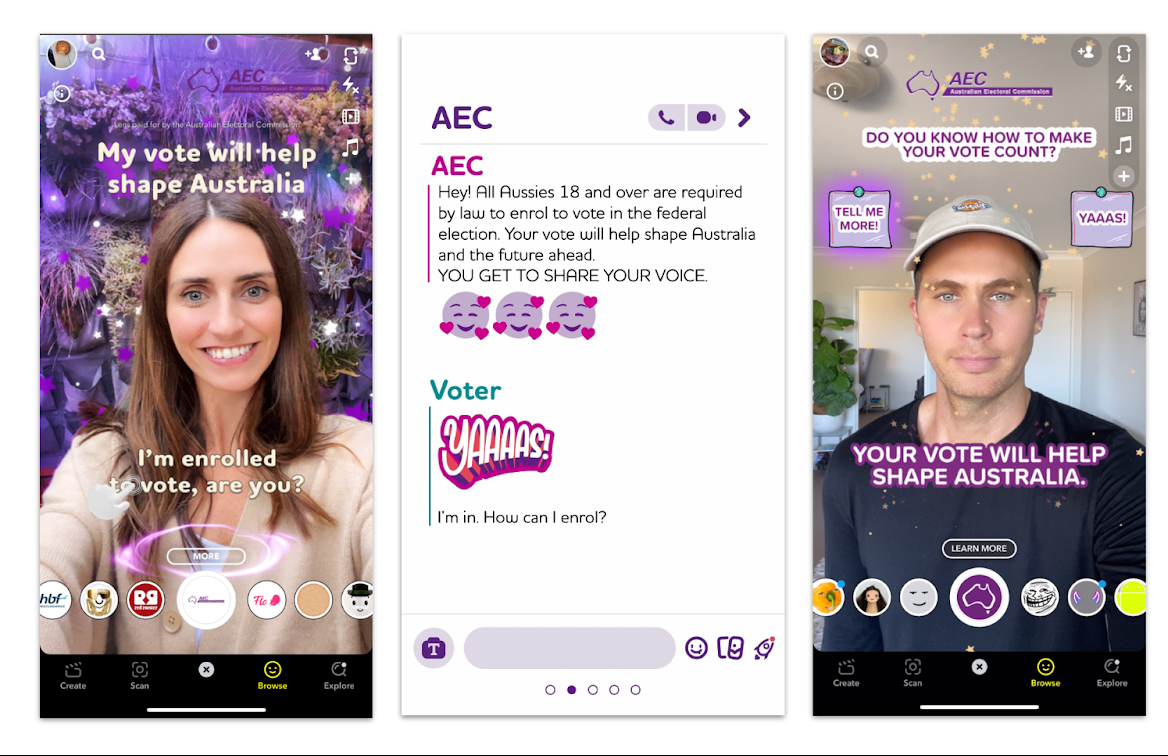 Australian Electoral Commission And SnapChat Unite To Get Younger ...