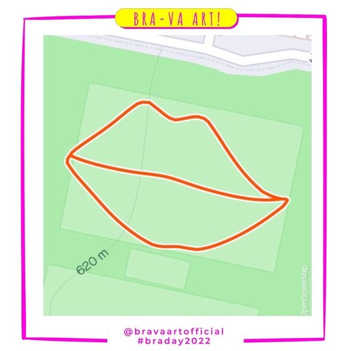Strava Calls On Users To Create GPS Art In Support Of BRA Day 2022
