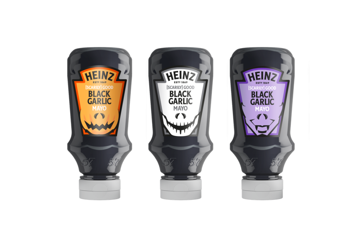 Heinz's All New Good Black Garlic Mayo Is Here To Make Your Halloween