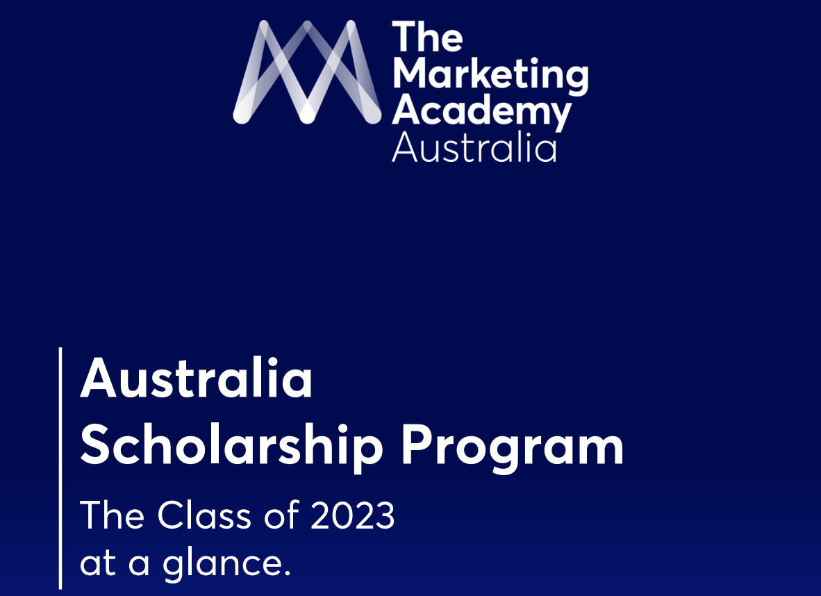 The Marketing Academy Australia Announces 2023 Scholars