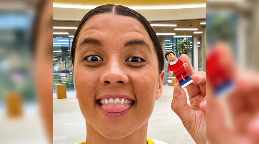 The LEGO Group collaborates with women's football stars to