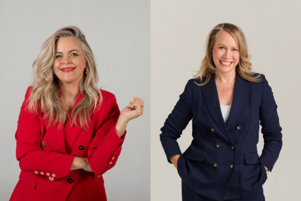 Taryn Brumfitt (L) & Dr Zali Yager (R).