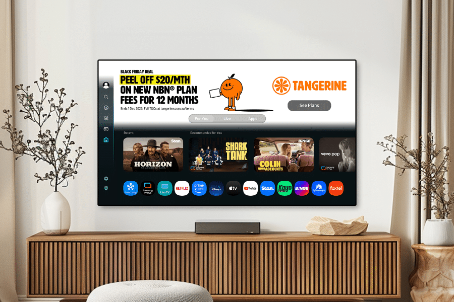 Tangerine Banks Big With Samsung CTV Ads Powered By AdUnion’s AdMatch