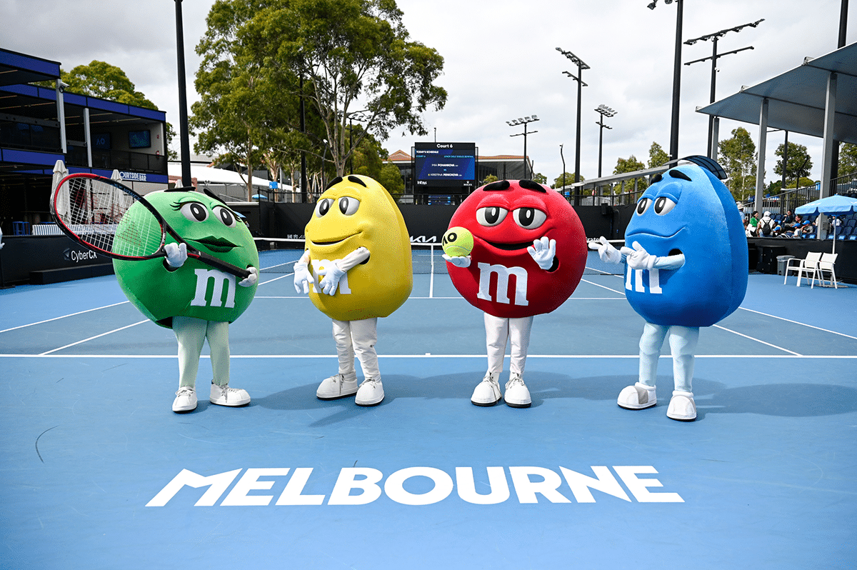M&M’S Returns Serve At The Australian Open With Pop-Up & Spotto Competition