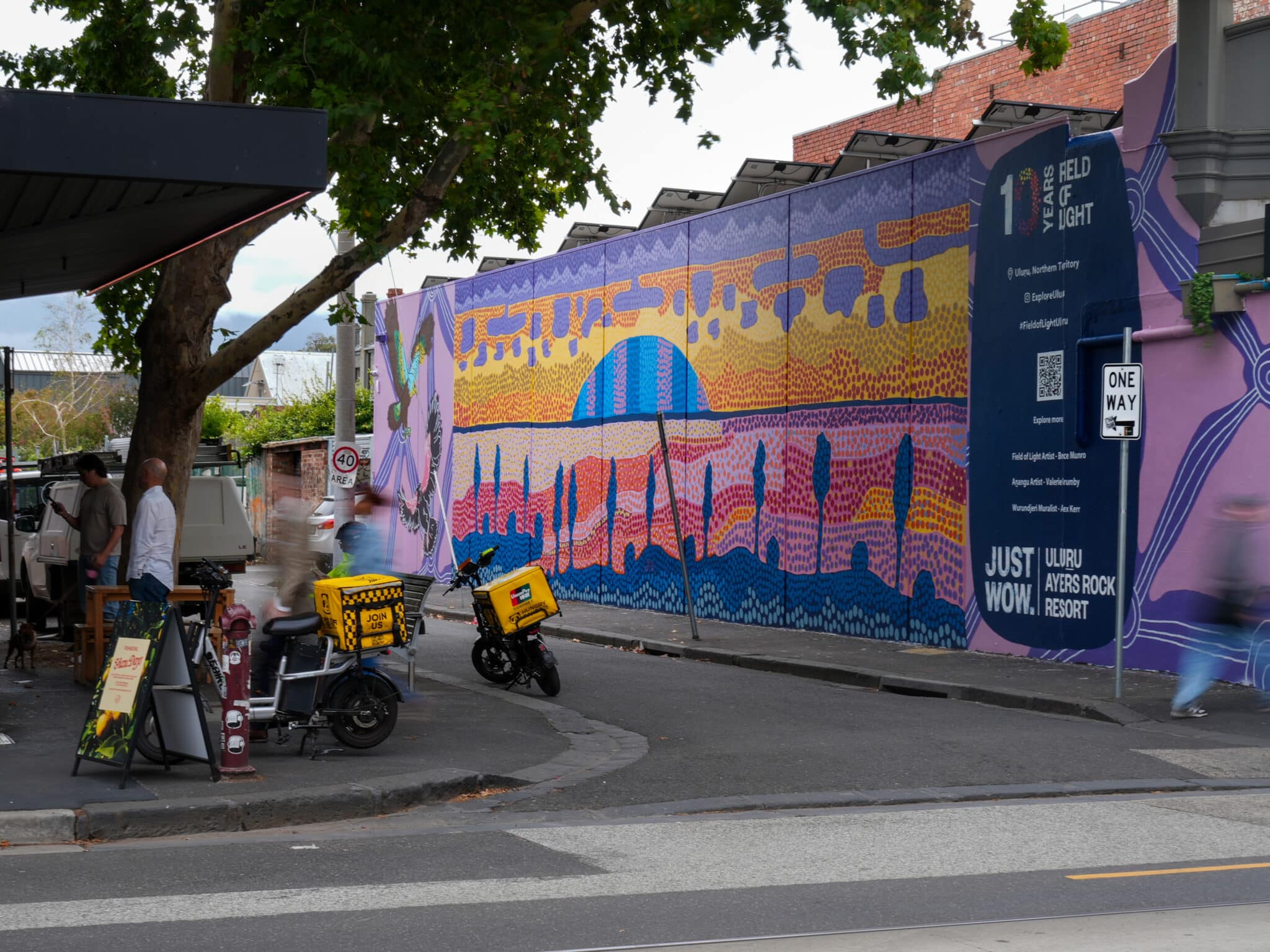 Voyages Tourism Australia Unveils Uluru Mural In Melbourne Via Spark Foundry