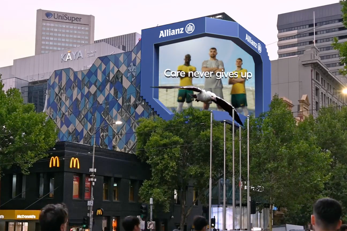Allianz Finch & Socceroos Score With OOH Campaign On Melbourne's ...