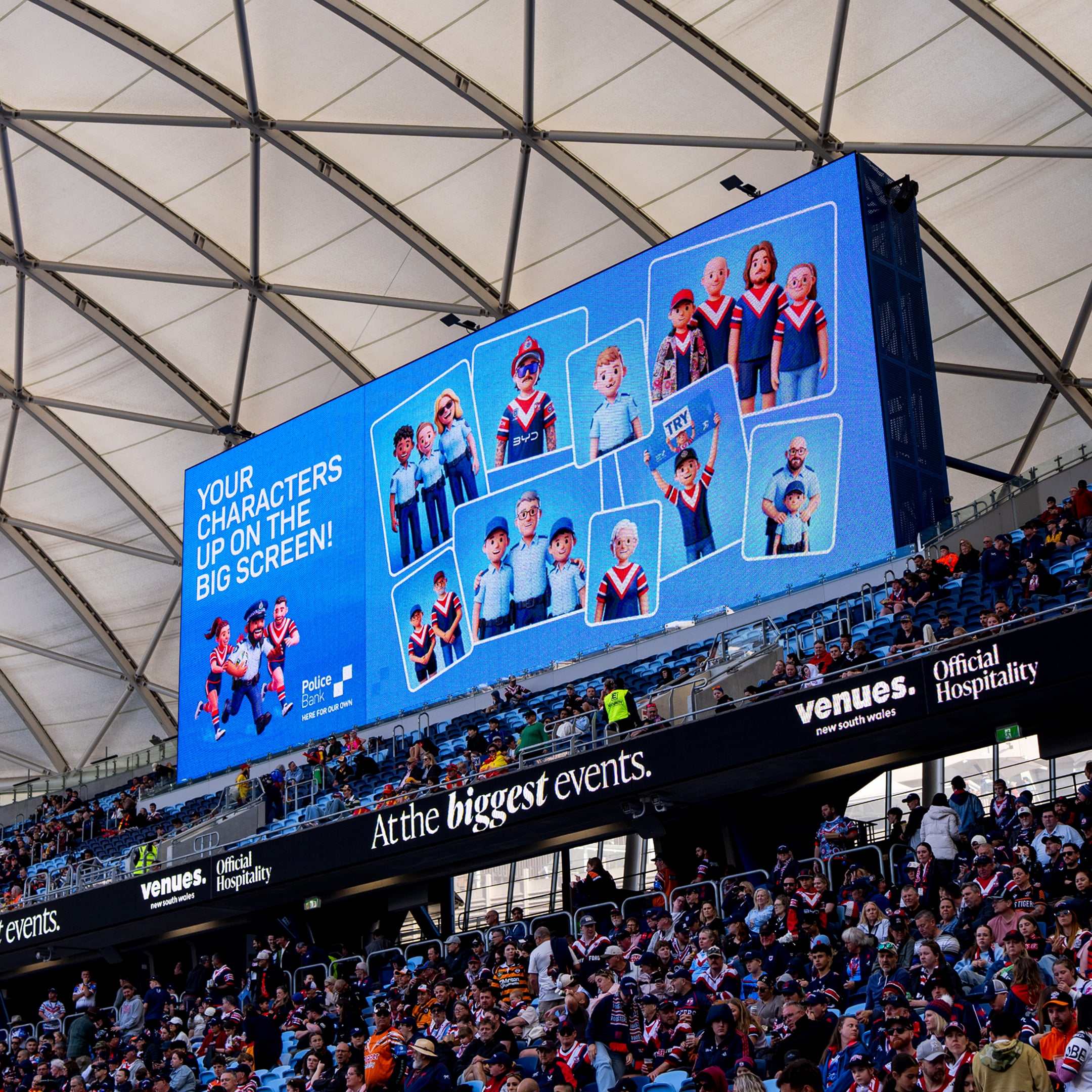 Police Bank의 Allianz Stadium 브랜드 캠페인 사례 대표 이미지